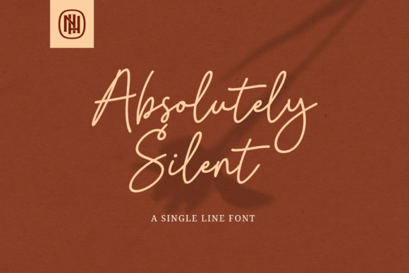 Absolutely Silent: The Power of a Single Line Font