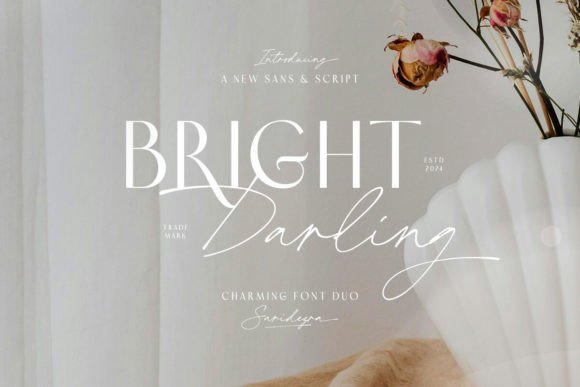 Bright Darling Duo: Harmonizing Modern Minimalism with Handcrafted Elegance