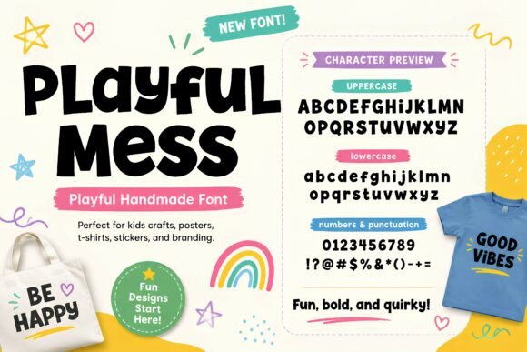 Bring Your Designs to Life with the Playful Mess Font