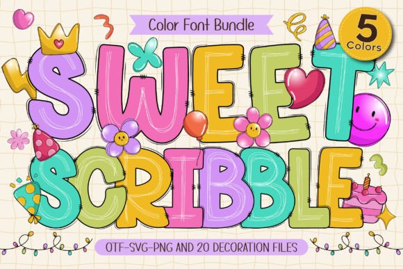 Discover Sweet Scribble: The Playful Font That Instantly Brings Joy to Your Projects