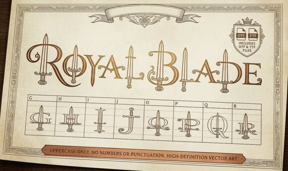 Forging a Legacy: Unlocking the Power of Royal Blade Font for Epic Designs