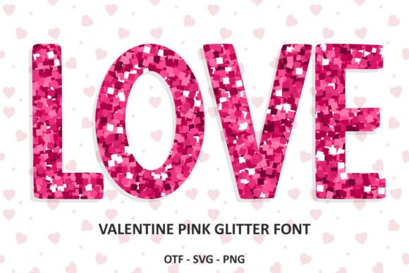 Valentine Pink Glitter: A Sparkling Touch for Your Creative Projects